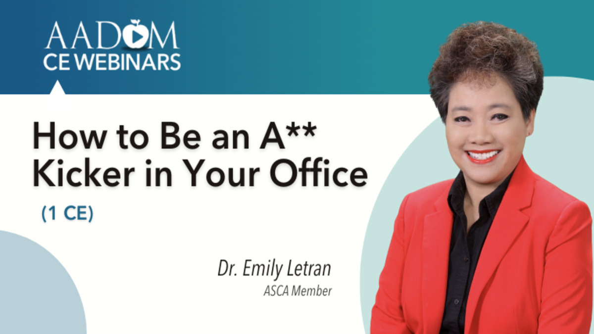 How To Be An A** Kicker In Your Office, Presented by: Dr Emily Letran