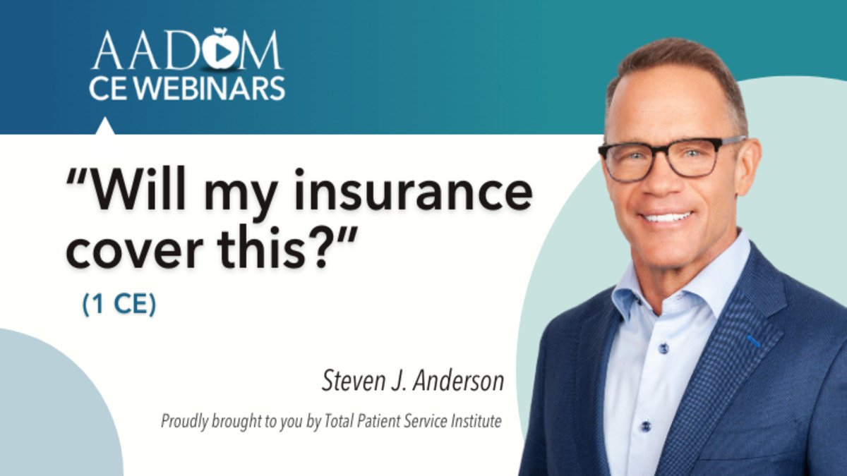 Will My Insurance Cover This?, Presented by Steven J. Anderson